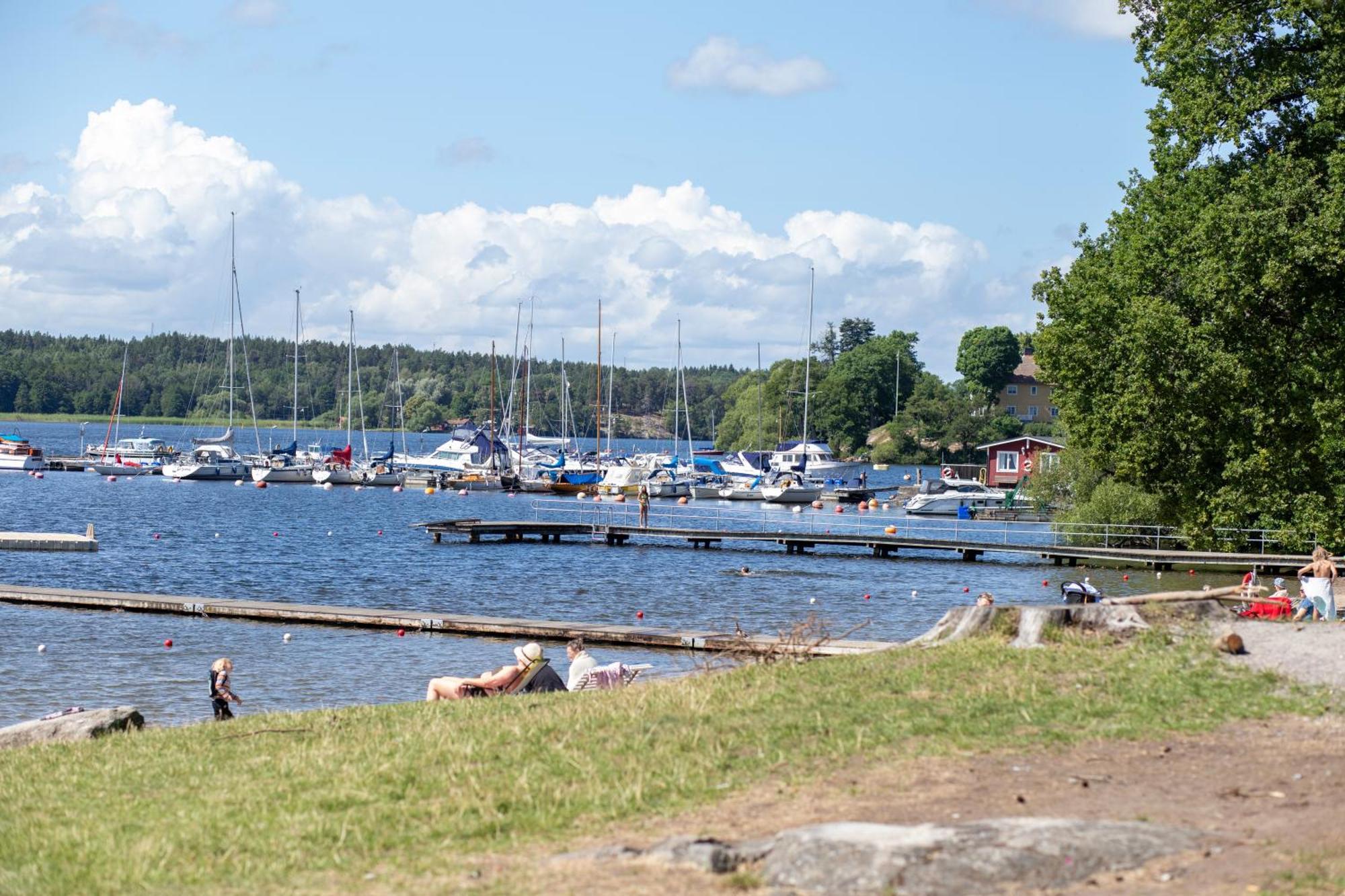 Stockholm Aengby Camping Hotel Exterior foto