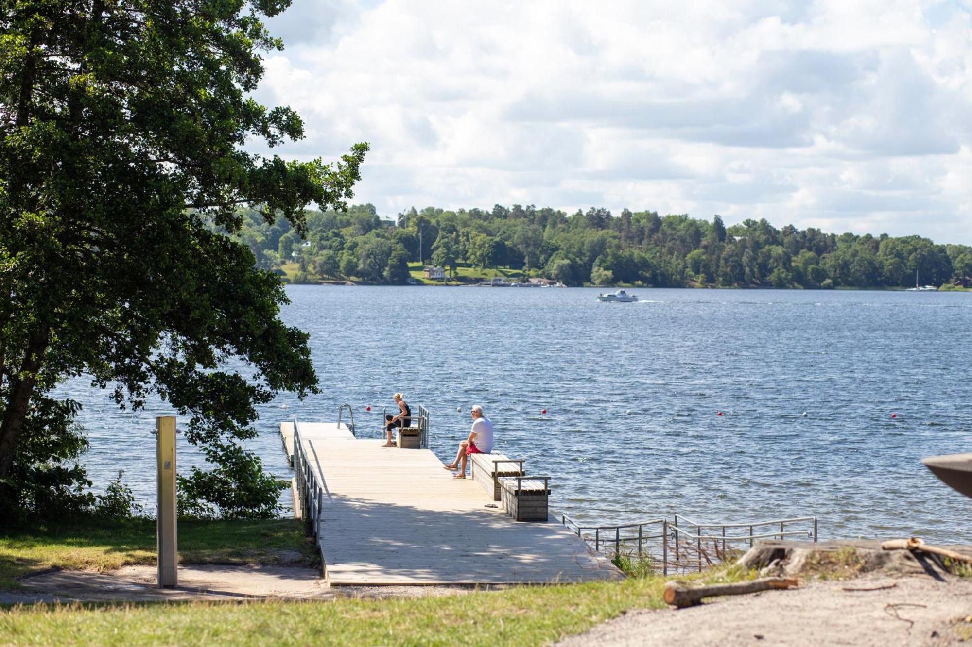 Stockholm Aengby Camping Hotel Exterior foto