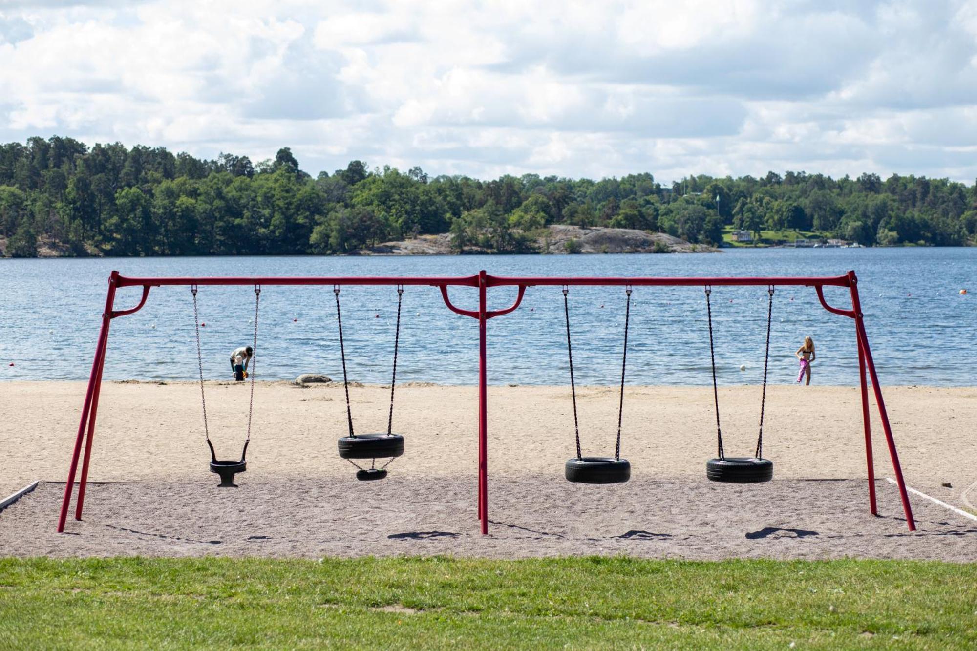 Stockholm Aengby Camping Hotel Exterior foto