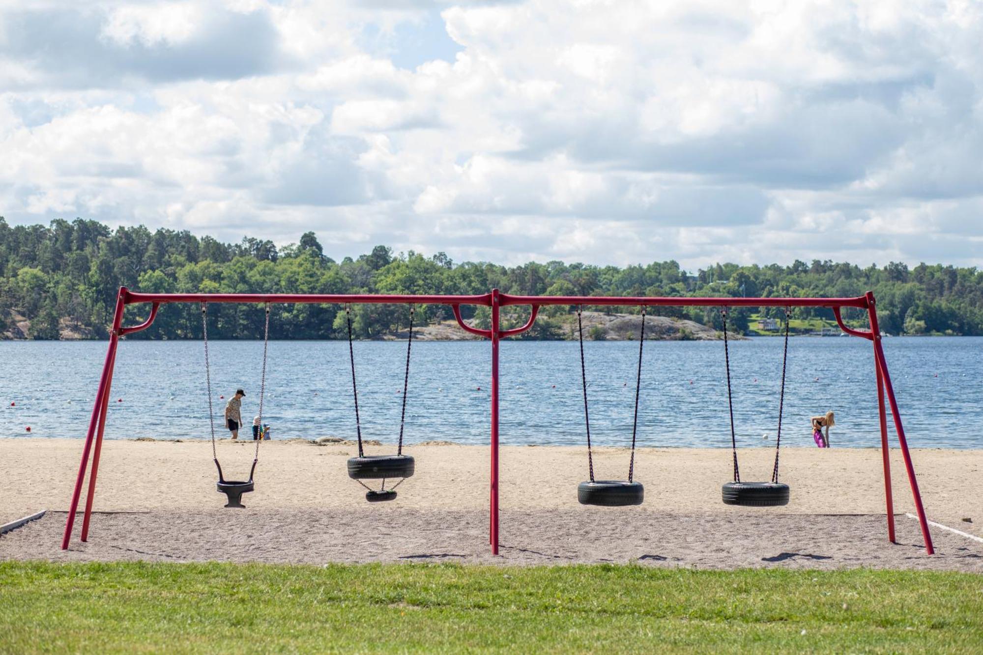 Stockholm Aengby Camping Hotel Exterior foto