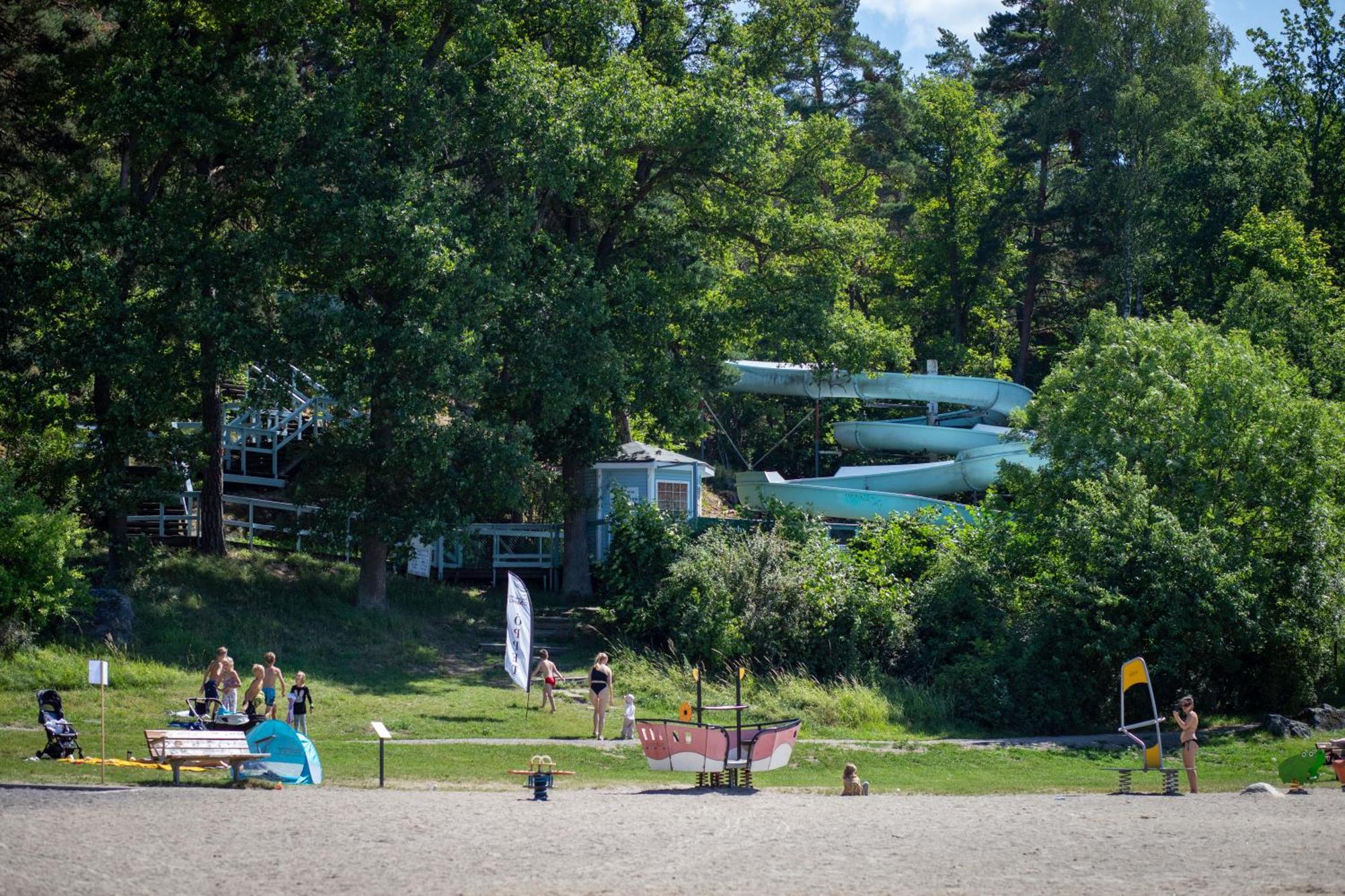 Stockholm Aengby Camping Hotel Exterior foto